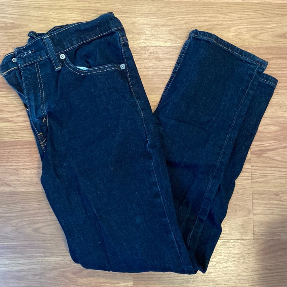 Mens Levi’s blue jeans straight